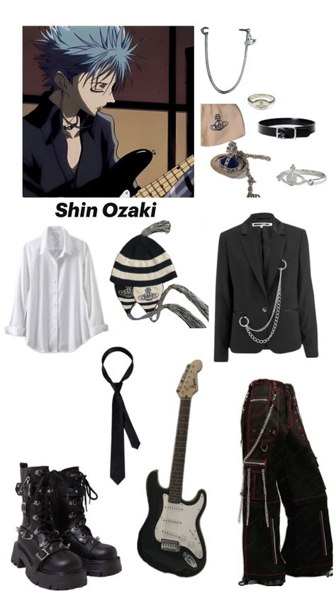 Anime/Manga: Nana Charakter: Shin Ozaki Nana Art, Nana Clothes, Shin Nana, Alternative Subcultures, Art Outfits, Punk Outfits, Back To School Outfits, Formal Outfit, Character Outfits