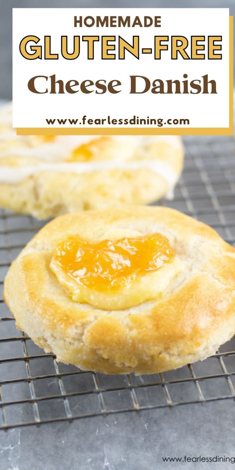 Gluten Free Cream Cheese Recipes, Gluten Free Breakfast Treats, Gluten Free Cheese Danish Recipe, Gluten Free Cream Cheese Danish, Gluten Free Breakfast Baked Goods, Gluten Free Cheese Danish, Gluten Free Cream Cheese Desserts, Gluten Free Breakfast Pastries, Gluten Free Danish Recipe