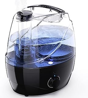 Humidifiers for Bedroom Babies Nursery, Bedroom Large, Stainless Steel Tanks, Mist Humidifier, Water Mist, Cool Mist Humidifier, Humidifiers, Air Humidifier, Dark Night