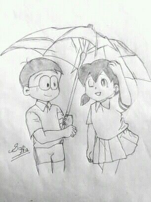 #drawing #doreamon #nobita #couples Nobita And Shizuka Drawing, Nobita Sketch, Nobita Drawing, Doreamon Nobita, Nobita And Shizuka, Cartoon Pencil Drawing, Beautiful Pencil Drawings, Easy Mandala, Doremon Cartoon