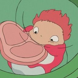 Ponyo Eating Ham, Ponyo Artwork, Ponyo Cute, Ponyo Wallpapers, Ghibli Characters, Art Room Posters, Personajes Studio Ghibli, Chihiro Y Haku, Studio Ghibli Characters