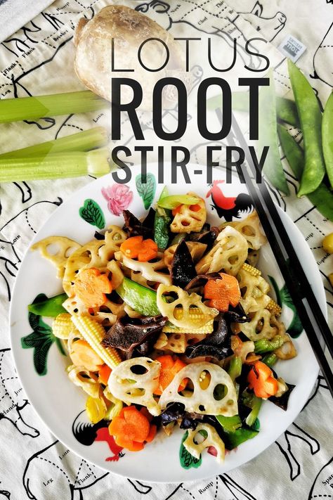 This lotus root stir-fry is considered an old-fashioned dish, at least for me. I have not eaten this for at least ten years.
But it is so easy to prepare, frankly.
My version includes lotus root, black fungus, ginkgo nuts, baby corns, and celery.
Let me know if you also like this dish, and the recipe is here:
https://tasteasianfood.com/lotus-root-stir-fry/

#LotusRootStirFry #清炒莲藕 Lotus Root Recipe, Chinese Dessert Recipe, Vegetarian Oyster Sauce, Quick Stir Fry, Plantbased Recipes, Authentic Chinese Recipes, Asian Kitchen, Asian Inspired Recipes, Stir Fry Recipes