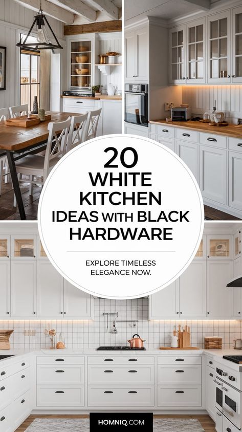 20 White Kitchen Ideas with Black Hardware to Highlight Modern Design


Highlight modern design with white kitchen ideas that focus on white kitchen modern contemporary styles. Black hardware adds the perfect chic touch. #ModernDesign #ChicTouch White Shaker Kitchen Cabinets Silver Hardware, Kitchen Sink With White Cabinets, White Raised Panel Kitchen Cabinets With Black Hardware, Kitchens With White Countertops, Small Kitchen Remodel White, Snowbound Kitchen Cabinets, White Kitchens 2024, White Cupboards Kitchen, White Kitchens Ideas