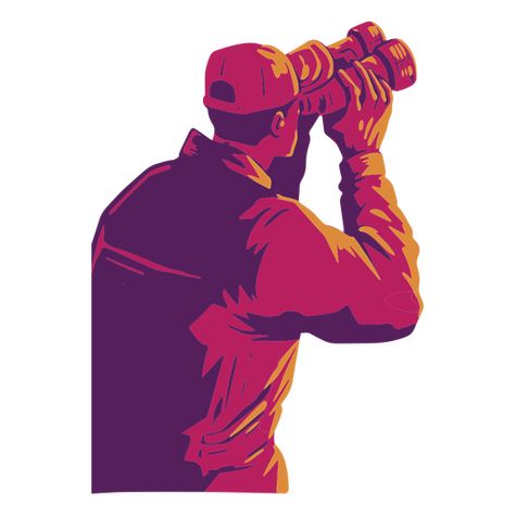 Man watching with binoculars PNG Design Man With Binoculars, Black Person, Create T Shirt, Design Ad, Png Design, Men Looks, Svg Design, Png Image, Binoculars