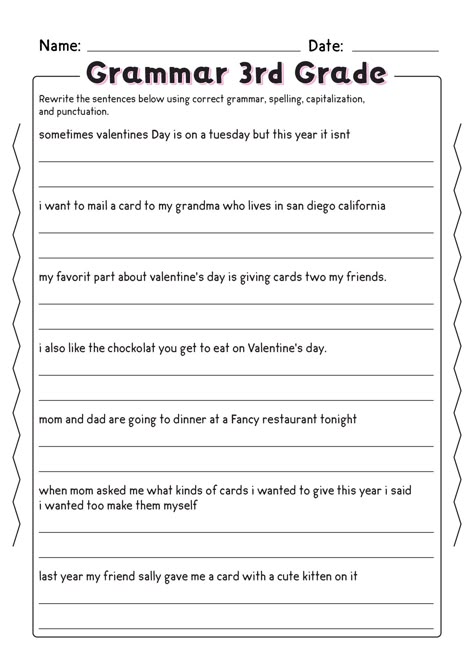 2nd Grade Worksheets Free Printables Writing, 3rd Grade Reading Worksheets Free Printable, Ela Worksheets For 4th Grade, Grade 3 Spelling Worksheets, Spelling Worksheets 3rd Grade, Fourth Grade Grammar Worksheets, English Worksheets For 3rd Grade, 3rd Grade Phonics Worksheets Free Printable, Worksheets For 3rd Grade Free Printable