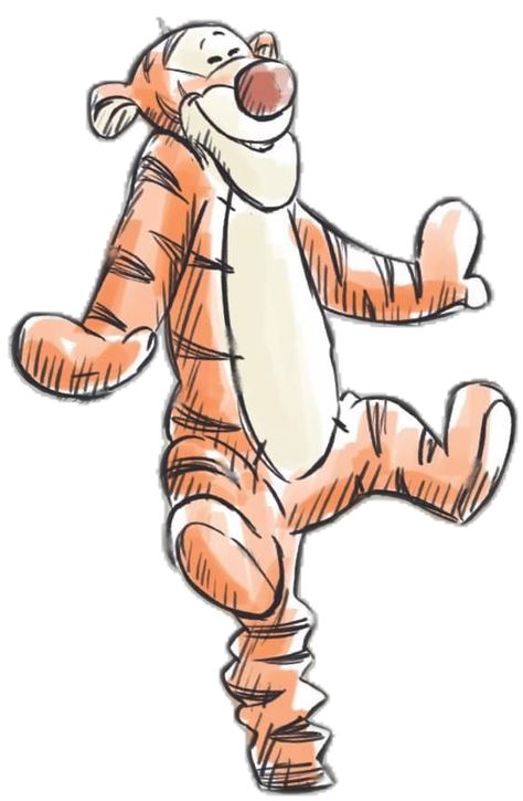 Long Picture, Winnie The Pooh Drawing, Tigger Disney, Baby Disney Characters, Pooh Corner, Winnie The Pooh Cartoon, Tigger Winnie The Pooh, Winnie The Pooh Pictures, Pinterest Art