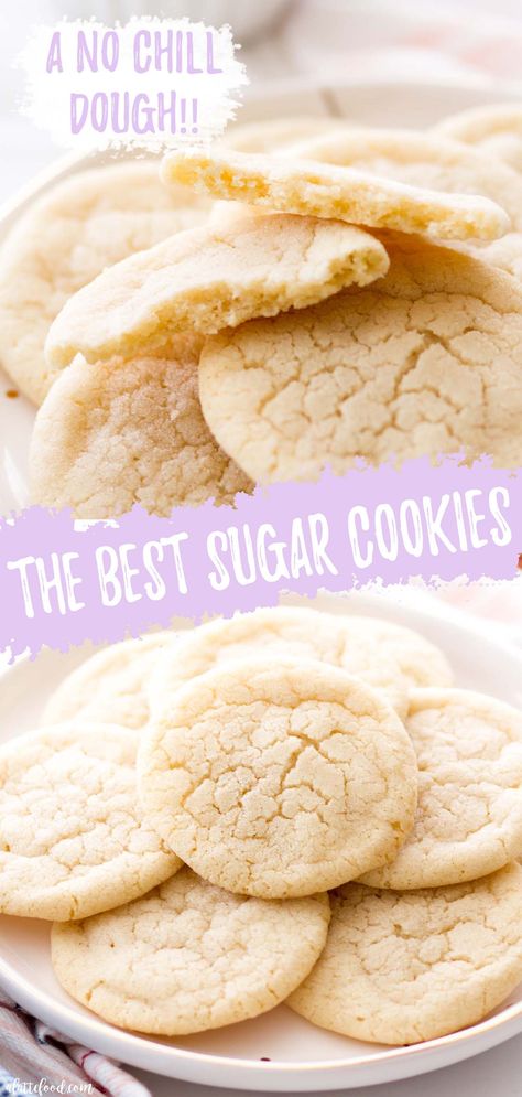 Soft And Chewy Sugar Cookies, Chewy Sugar Cookie Recipe, The Best Sugar Cookies, Sugar Cookie Recipe Easy, Chewy Sugar Cookies, Cookies Easy, Best Sugar Cookies, Easy Sugar Cookies, Sugar Cookie Recipe