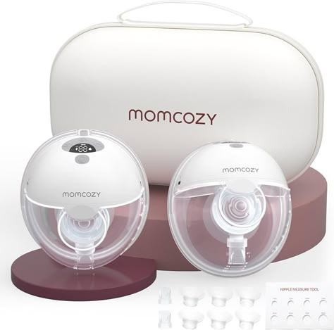 Momcozy M5 Hands Free Breast Pump, Double Wearable Breast Pump of Baby Mouth Double-Sealed Flange with 3 Modes & 9 Levels, Electric Breast Pump Portable - 24mm : Amazon.ca: Baby Best Breast Pump, Hands Free Breast Pump, Pregnancy Slay, Toddler Must Haves, Baby Cart, Mom Inspo, Wearable Breast Pump, Baby Tech, Baby Care Essentials