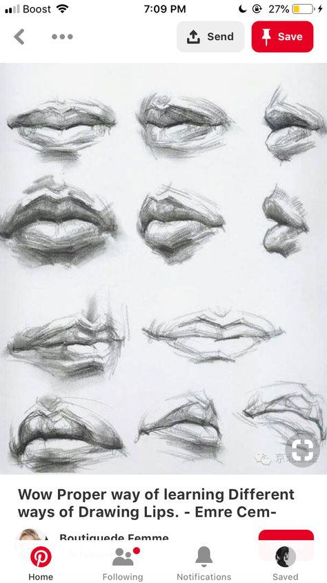 Lips Anatomy Drawing, Male Lip Drawing, Lips Anatomy, Pencil Shading Techniques, Lips Sketch, Lip Drawing, Anatomy Sculpture, Mouth Drawing, Portraiture Drawing