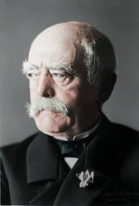 Colorized Historical Photos, Otto Von Bismarck, Vintage Suit Men, Famous Portraits, Germany Ww2, German Submarines, Albino Animals, German History, Fantasy Pictures