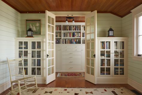 Crown Point Cabinetry, Diy Window Seat, Built In Buffet, Bathroom Windows, Built In Bookcase, Built In Bench, French Doors Interior, Kitchen Cabinet Design, Window Seat