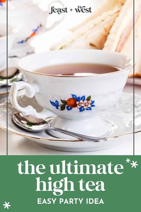 The British tradition of high tea sandwiches is revered and imitated all over the world, far beyond the borders of Her Majesty’s tea rooms. But what started this high-class trend, and how did it become the tradition it is today? Read on to explore the history of British high tea sandwiches. https://feastandwest.com/2024/04/08/high-tea/ Tea Time Sandwiches, British High Tea, High Tea Sandwiches, English High Tea, Fruit Tartlets, Afternoon Tea At Home, Tea Sandwiches Recipes, British Traditions, British Tea