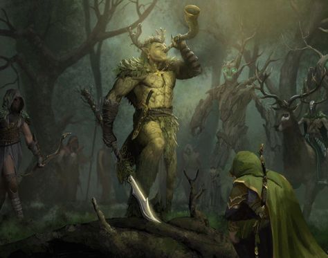 Warhammer Wood Elves, Fantasy Music, Wood Elves, Elf Ranger, Event Illustration, Dark Eldar, Fallout Art, Wood Elf, Fantasy Battle