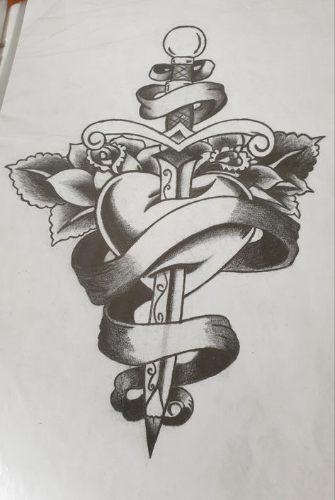 Oldie Love Drawings, Old School Love Drawings, Tattoo Coloring Book, Cool Tattoo Drawings, Cross Tattoo Designs, Easy Love Drawings, Chicano Drawings, Meaningful Drawings, Heart Tattoo Designs