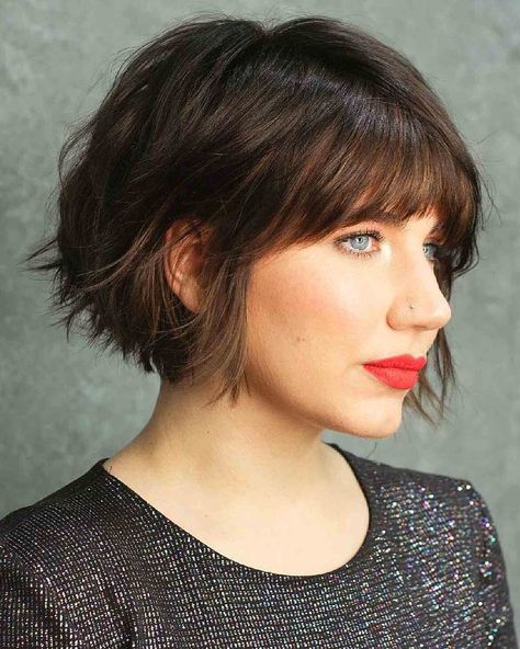 22 Best Ways to Pull Off The French Bob for Fine Hair Bob Variations, Bob 2023, Short Textured Bob, Choppy Bob With Bangs, Hair French, Short Bobs With Bangs, Trendy Bob Hairstyles, Cortes De Cabello, Best Bob Haircuts