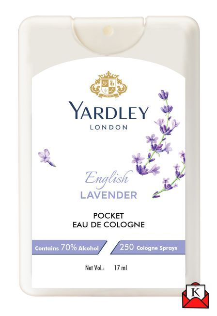 Yardley has introduced pocket Eau De Cologne with 70% alcohol content that can provide 99.9% germ protection. Pocket Perfume, English Lavender, Alcohol Content, Cologne Spray, Christmas Box, Lavender Oil, Kolkata, Product Launch, Spray