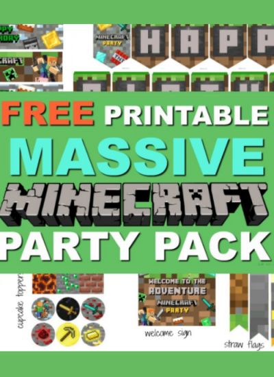 Minecraft Birthday Party Decorations Cricut, Free Minecraft Party Printables, Minecraft Diy Party Decorations, Minecraft Party Favor Ideas, Minecraft Printables Free, Minecraft Birthday Party Games, Minecraft Party Invitations, Minecraft Printable, Minecraft Birthday Decorations