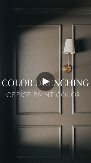 220K views · 1.2K reactions | First look at the color drenched office. We painted everything in this room the same color, Dragon’s Breath by Benjamin Moore, but worked with different sheens. Eggshell for the walls and semi-gloss for the trim, baseboards, built-in, and doors. It’s a vibe, my friends! And now time to put this office together! | Within the Grove | Within the Grove · Original audio Bm Dragons Breath, Drenched Painting, Colored Baseboards And Trim, Dragons Breath Benjamin Moore, Color Drenched Room, Color Drenched Office, Office Paint Colors, Office Paint, Dragons Breath