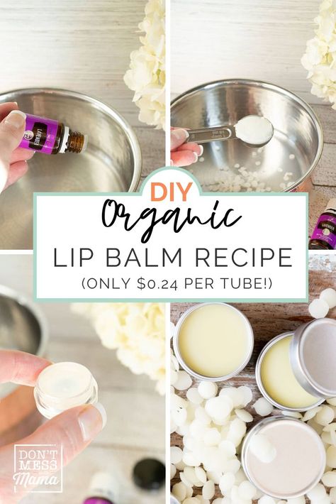 Tallow Recipes, Organic Lip Balm Recipe, Natural Motherhood, Diy Hygiene, Homemade Lip Balm Recipe, Lip Balm Recipe, Diy Lip Balm Recipes, Balm Recipe, Motherhood Tips