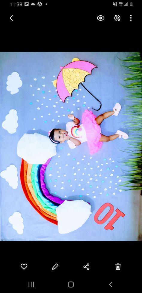 Rainbow Photoshoot Baby, 10month Baby Photoshoot, Rainbow Theme Baby Photoshoot, 10 Months Baby Photography, Rainbow Baby Photoshoot, Funky Baby Clothes, Baby Boy Background, 2 Month Baby