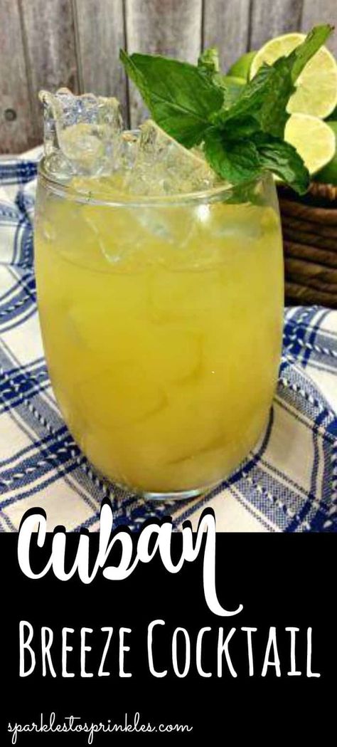 Cuban Breeze Cocktail is a such a sweet and tropical drink. Amaretto, vodka, and pineapple juice come together to make a crowd worthy Cuban cocktail. Giving it the perfect island breeze taste. Pin for Later! #alcoholicdrinkrecipe #cubancocktail #islanddrinkrecipe Vodka And Pineapple Juice, Cocktail Shots, Island Breeze, Liquor Drinks, Cuban Recipes, Tropical Drink, Vegetable Drinks, Alcohol Drink Recipes, Triple Sec