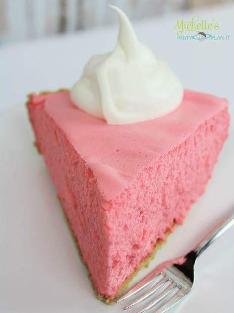 Easy Strawberry Chiffon Pie recipe, made with Jello and evaporated milk. Great for any party anytime! Strawberry Chiffon Pie Recipe, Recipe With Evaporated Milk, Chiffon Pie Recipe, Strawberry Chiffon, Jello Pie, Evaporated Milk Recipes, Chiffon Pie, Dessert Pies, Cracker Pie