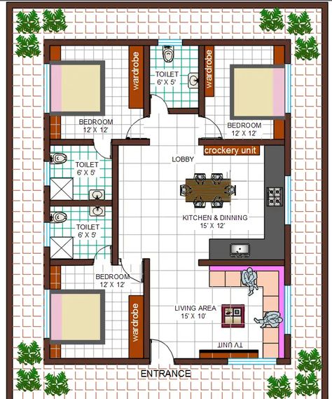 #cadbull #autocad #architecture #cadbullplan #autocadplan #architechtureplan #architecturaldrawing #houseplan #homeplan #floorplan #2dfloorplan #2ddrawing #modernhouse #modernhouseplan #housedesign #homedesign #structureplan #layoutplan #caddrawing #2dview #homeplans #structure #residentialplan #cadplan #architecturework #2ddesign #2dhouseplanning  #modernhome #structuraldrawing #residentialdesign #luxuryhouse #luxuryhomedesign #homedesign #housedesign #section #elevation #cadfile #dwgfile 3 Bhk House Plan, 3bhk House Plan, House Entry Doors, 2d Autocad Drawing, 20x40 House Plans, Indian House Plans, Building Layout, Building House Plans Designs, House Layout Plans