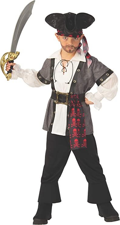 Amazon.com: Rubie's Pirate Costume for Kids : Clothing, Shoes & Jewelry Buccaneer Pirate, Boys Pirate Costume, Pirate Costume Kids, Pirate Boy, Pirate Halloween Costumes, Pirate Fashion, Pirate Shirts, Boy Halloween Costumes