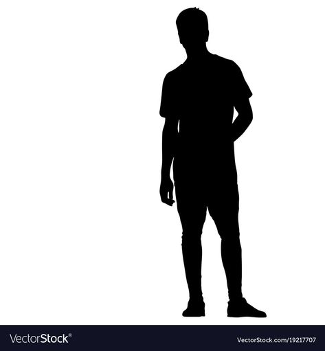 Silouette Drawings Person, Sketch Of A Person, Mall Design, Man Standing, Black Silhouette, Health Awareness, Diy Cards, Drawing Reference, Fun Stuff