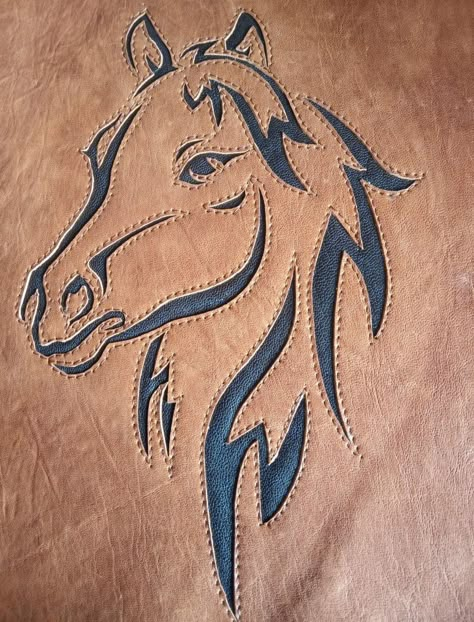 Photo From, Leather Tooling Patterns, Tooling Patterns, Leather Craft Patterns, Leather Craft Projects, Reverse Applique, Leather Carving, Denim Crafts, Leather Art