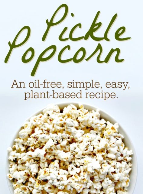 Pickle Popcorn, Popcorn Seasoning Recipes, Flavored Popcorn Recipes, Popcorn Oil, Vegan Popcorn, Popcorn Recipes Easy, Gluten Free Popcorn, Healthy Popcorn, Homemade Popcorn