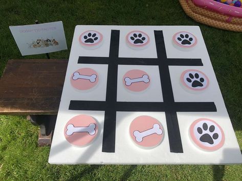 Adopt A Puppy Birthday Party, Puppy Party Games, Puppy Birthday Party Ideas, Dog Party Games, Puppy Party Decorations, Dog Themed Birthday, Puppy Pawty, Adopt A Puppy, Dog Themed Birthday Party