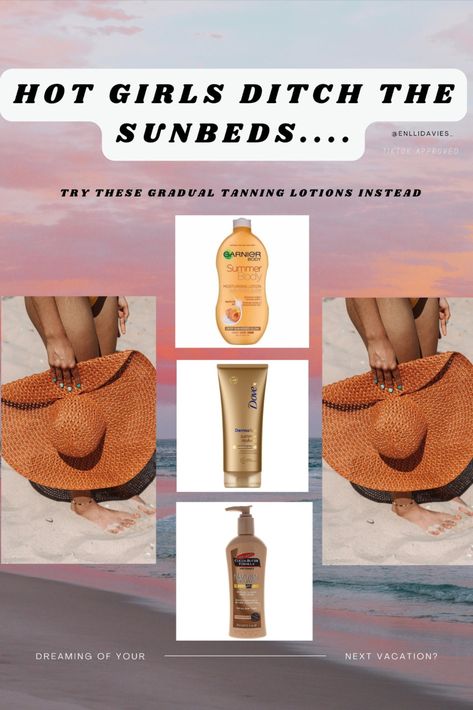 Say goodbye to sun damage and hello to a gorgeous tan right at home! Explore the curated selection of the best fake tan gradual tanning lotion products for a flawless, natural-looking tan. 🌞 Whether you’re a beginner or a self-tanning pro, we’ve got you covered. Learn how to apply and maintain your tan with our step-by-step guide. #FakeTan #HomeTanning #BronzedSkin #BeautyHacks #SkincareEssentials #Dove #Garnier #Palmers #bestmoistuizer #bestmousturiser Fake Tan Products, Tan Products, Gradual Tan, Sunless Tanning, Fake Tan, Tanning Lotion, Sun Kissed, All Skin Types, Uv Rays