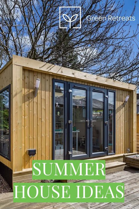 Summer House Layout, Summer House Ideas, Summer House Design, Insulated Garden Room, Summer House Garden, Summer Houses, Garden Rooms, What To Use, Planning Permission