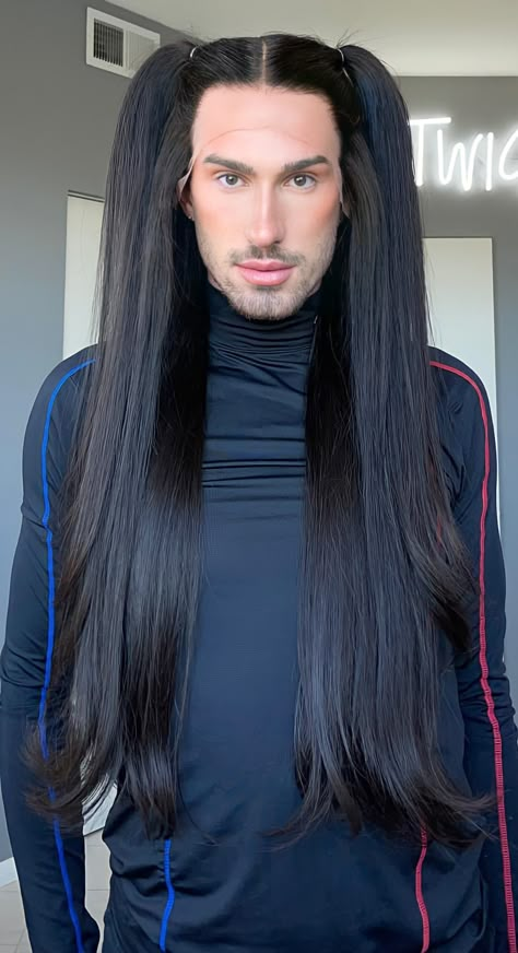 Men Longish Hair, Male Long Hair Styles, Guys With Longer Hair, Long Hair On Men, Dudes With Long Hair, Male Long Hair, Boys Long Hair, Men's Long Hair, Boy Long Hair