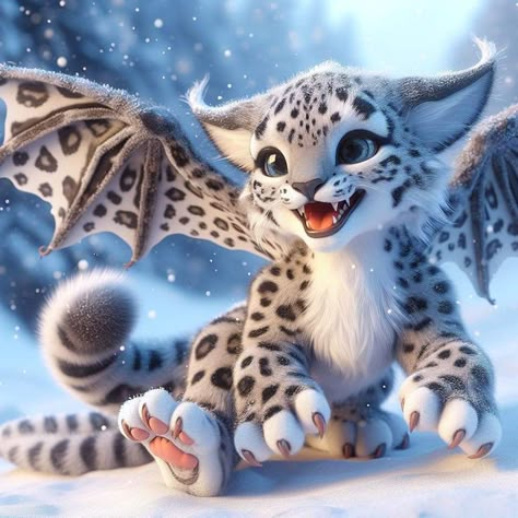 Baby Dragon Art, Mythical Creatures Fantasy, Mystical Animals, Mythical Animal, Cute Fantasy Creatures, Fantasy Beasts, Cute Cat Wallpaper, Dragon Pictures, Fantasy Animals