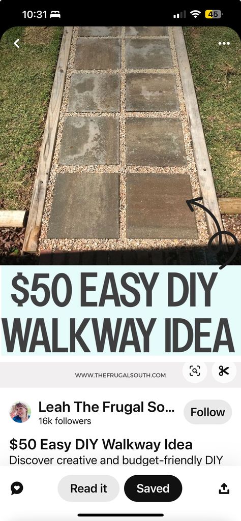 Backdoor Ideas, Cheap Walkway Ideas Diy, Cheap Walkway Ideas, Walkway Concrete, Diy Stone Walkway, Diy Walkway, Paver Walkway Diy, Concrete Pavers Walkway, Front Door Landscaping