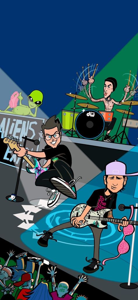 Blink 182 Poster 90s, Blink182 Poster, Blink 182 And Green Day, Blink 182 Art, Punk Aesthetic Wallpaper, Blink 182 Funny, Blink 182 Wallpaper, Tom Blink 182, Blink 182 Poster