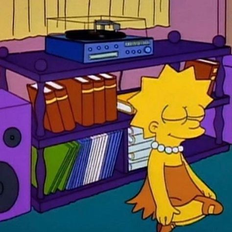 Me sitting in my room ignoring responsibilities like... what’s your fav song? 👇 Simpson Wave, Feeling Crappy, Music Cover Photos, Simpsons Art, By Any Means Necessary, The Simpson, Cartoon Memes, Music Covers, Vintage Cartoon