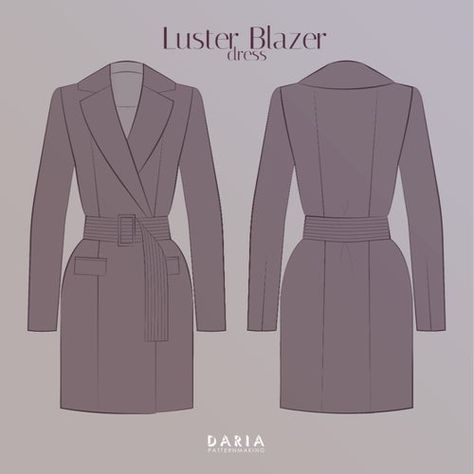 Daria Patternmaking | Instagram, TikTok | Linktree Daria Patternmaking, Bustier Dress, Youtube Tutorials, Pdf Patterns, Blazer Dress, Dress Pattern, Do More, Pdf Pattern, Make Your