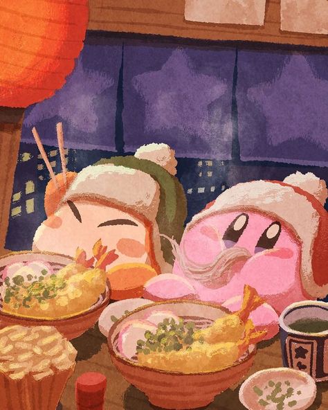 Kirby Wallpaper, Anime Eating, Kirby Cute, Kirby Fanart, Waddle Dee, Cute Kirby, Kirby Nintendo, Kirby And Friends, Kirby Character