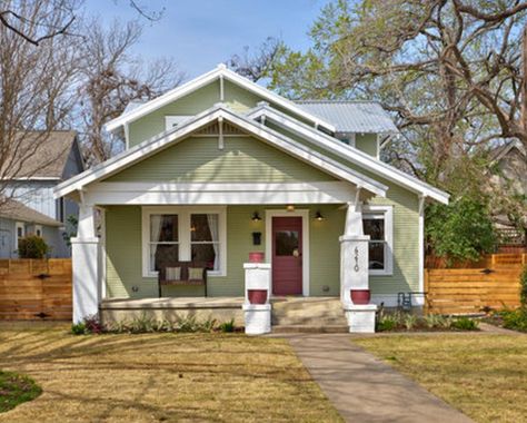 SAYBROOK SAGE Sage Green Exterior House Colors, Sage Green House Exterior, Saybrook Sage, Light Green House, Sage Green House, Green Exterior Paints, Green Exterior House Colors, Sage Green Paint Color, Green House Exterior