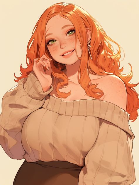 Red Hair Character Art, Ginger Anime Female, Ginger Hair Anime, Kai Ryu, Redhead Hairstyles, Cartoon Artist, Character Design Girl, Female Names, Woman Drawing