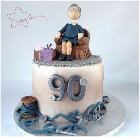 Grandma Birthday, Birthday Cakes, Baekhyun, Birthday Ideas, Fondant, Birthday Cake, Birthday Party, Pasta, Cake