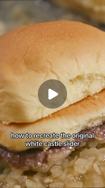 138K views · 8.3K likes | First We Feast on Instagram: "How to make the ORIGINAL white castle slider with @motzburger 🍔" How To Make Sliders, White Castle Hamburgers, White Castle Burgers, White Castle Sliders, Sliders Recipes Hawaiian Rolls, Hamburger Sliders, First We Feast, Burger Sliders, White Castle