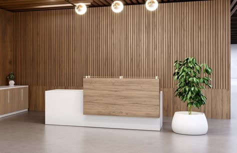 Office reception desk designs