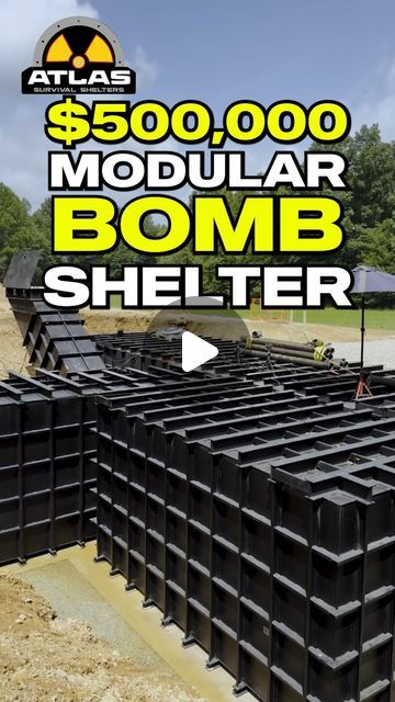 Atlas Survival Shelters on Instagram: "Installing a $500,000 Modular Bomb Shelter!
#falloutshelter #bunker  #preppers  #shtf  #atlassurvivalshelters  #bombshelter  #doomsdaypreppers #fallout76" Home Bunker, Diy Tornado Shelter, Fallout Shelter Layout, Bunker Ideas Underground, Bunker Ideas, Prepper Room, Luxury Bunkers, Doomsday Preppers, Doomsday Bunker