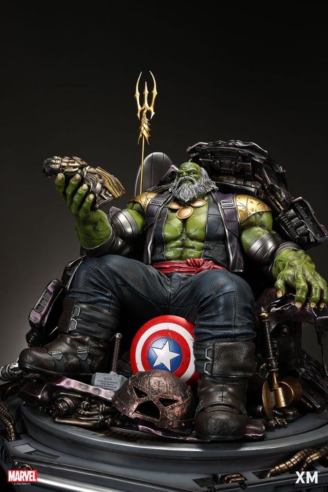 Comic Book Villains, Xm Studios, Marvel Statues, Hulk Art, Hulk Comic, Character Statue, Heroes And Villains, Marvel Tattoos, Marvel Gifts