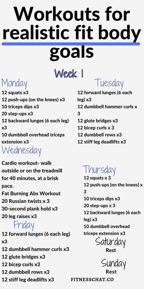 At Home Gym Workout Plan, Simple Workout Plan At Home, 6 Week No Gym Home Workout Plan, Womens Workout Plan Home, Slim Down Waist Workout, Weekly Body Weight Workout Plan, Body Resistance Workout At Home, Workouts For Realistic Fit Body Goals, Realistic Workout Schedule