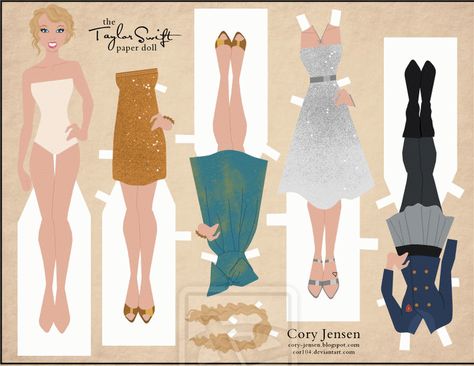 Taylor Swift Paper Doll Template, Taylor Swift Paper Doll, Tay Art, Paper House Template, About Taylor Swift, Easter Templates, House Template, Hair Magazine, Paper House